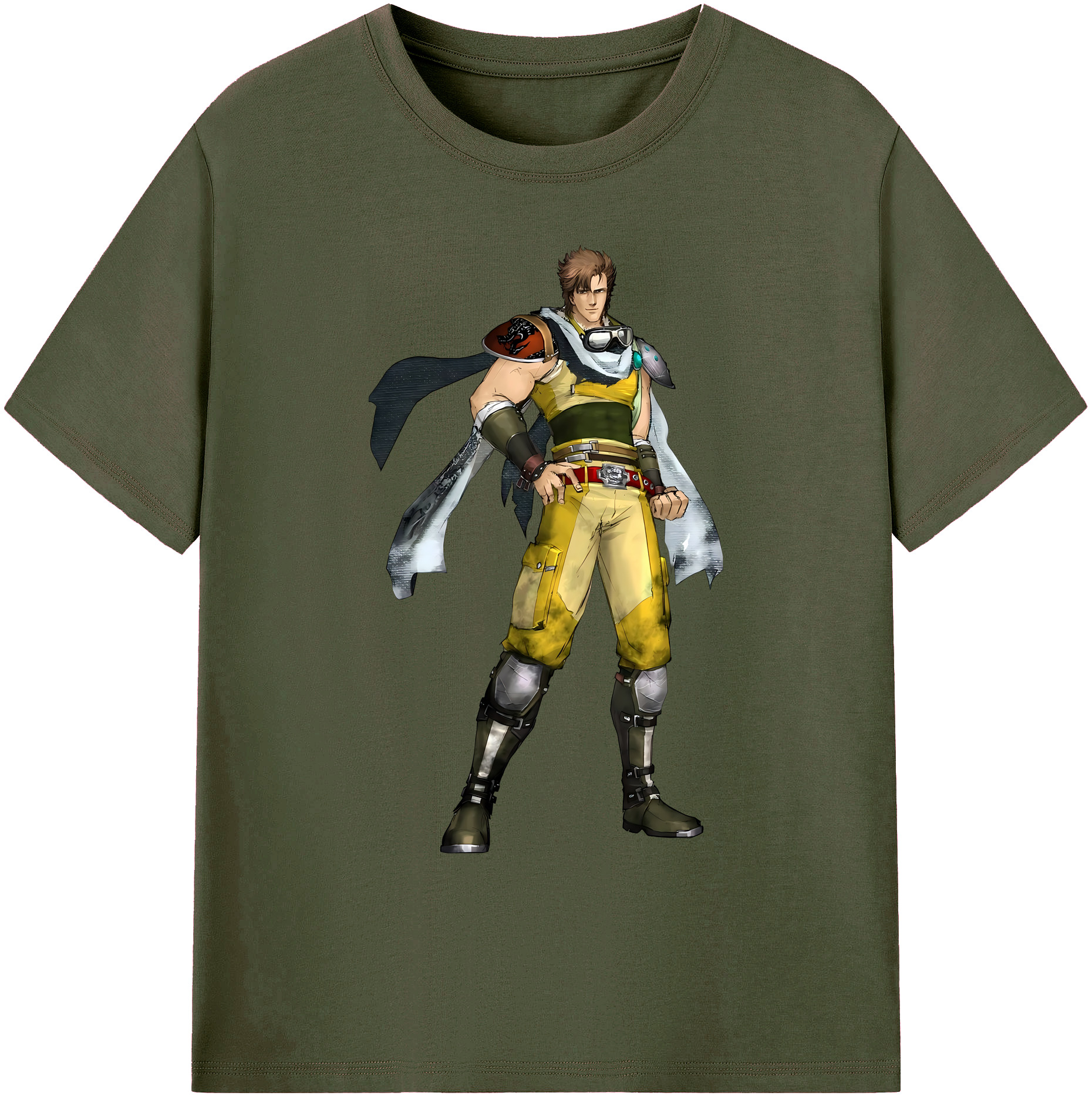 （画像用） 北斗の拳 Fist of the North Star 綿100％ メンズ半袖Tシャツ｜肌触りやわらか＆通気性